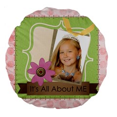 easter - Large 18 Premium Plush Fleece Round Cushion easter - Large 18 Premium Plush Fleece Round Cushion
