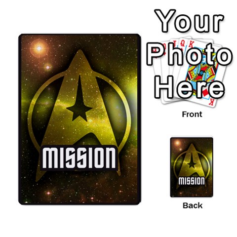 Star Trek The Dice Game Deck 1 By Carl White Back 21