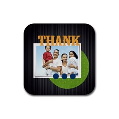 dad - Rubber Coaster (Square) dad - Rubber Coaster (Square)