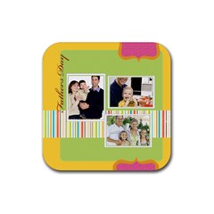 dad - Rubber Coaster (Square) dad - Rubber Coaster (Square)
