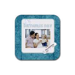 dad - Rubber Coaster (Square) dad - Rubber Coaster (Square)