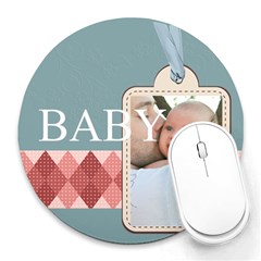 baby - Collage Round Mousepad