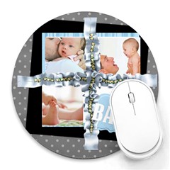 baby - Collage Round Mousepad
