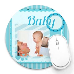 baby - Collage Round Mousepad