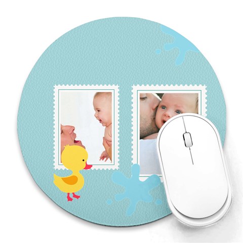Baby By Baby 8 x8  Round Mousepad - 1