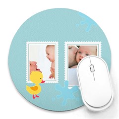 baby - Collage Round Mousepad