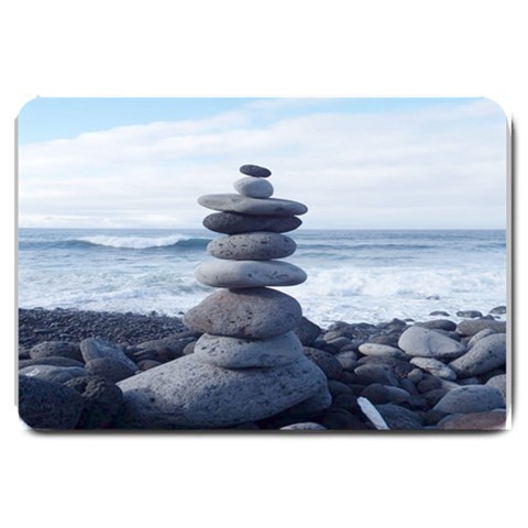 Stacking Stones Zen Balance Formated Template  For Doormat Matching Set  : Set Matching  Doormat Template s Product By Pamela Sue Goforth 30 x20  Door Mat