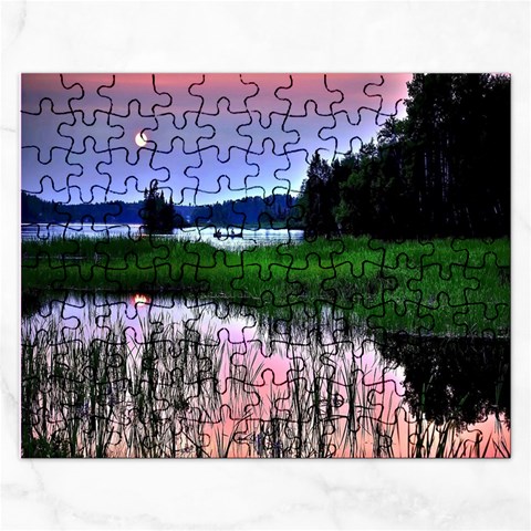 Sunset Puzzle  :   Puzzle By Pamela Sue Goforth Front