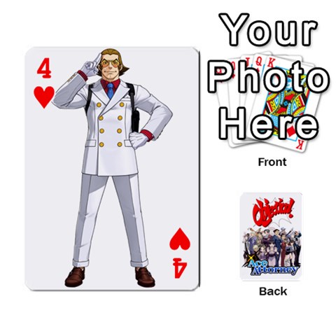 Ace Attorney By Cheesedork Front - Heart4