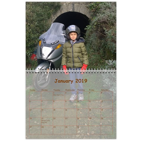 Calendrea 2019 By Corrado Sanguineti Jan 2019