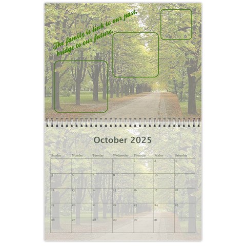 2025 Family Quotes Calendar By Galya Oct 2025