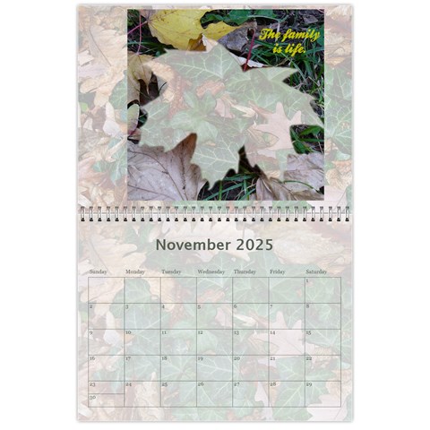 2025 Family Quotes Calendar By Galya Nov 2025