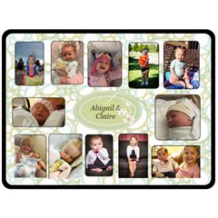 80  x 56  Two Sides Fleece Blanket (Large)