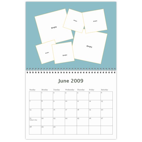 Megs Calendar By Julie Van Sambeek Jun 2009