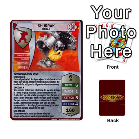 Heroscape Heroes 4 By Hassenfieffer Front - Diamond6
