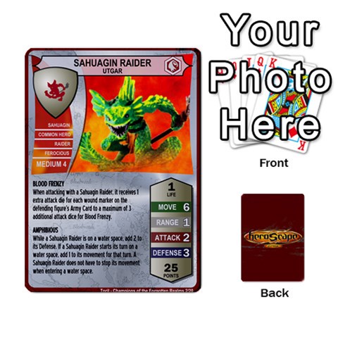 Heroscape Heroes 4 By Hassenfieffer Front - Spade7