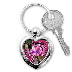 christine keychain - Key Chain (Heart)