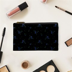 Blue roses Cosmetic bag  - Cosmetic Bag (XS)