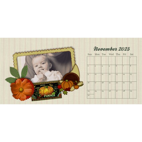Desktop Calendar 11x5, Family Memories By Mikki Nov 2025
