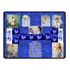 Blanket Blue angel - 50  x 40  Fleece Blanket (Small)