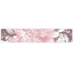 Flower Print Large Flano Scarf  by jmcdesigns
