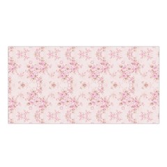 Small Flower Print Satin Shawl by jmcdesigns