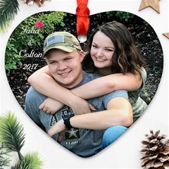 julia and colton2 - Ornament (Heart)