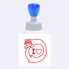 DonutLoveMedium2 - Rubber Stamp Round (Medium)