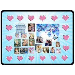 Kathy Blanket - 80  x 56  Fleece Blanket (Large)