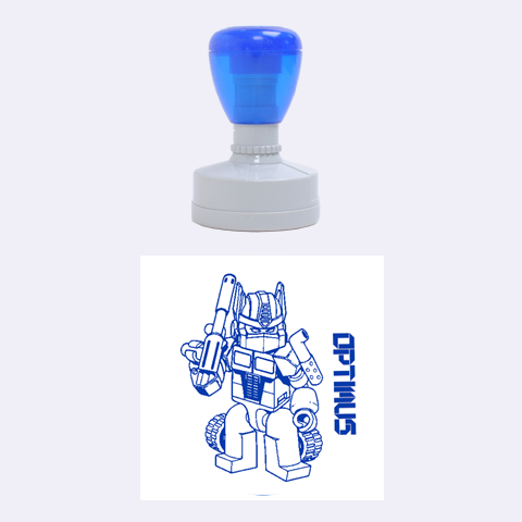 Optimus By Angela Lee 1.5 x1.5  Stamp