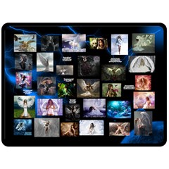 Angel fantasy blanket - 80  x 56  Fleece Blanket (Large)