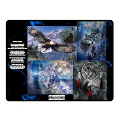grandma angel - 50  x 40  Fleece Blanket (Small)