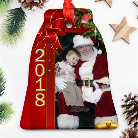 Jane Christmas Memories Bell Ornament (2 Sided) By Deborah Back