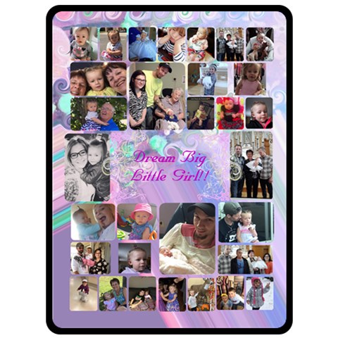 Hailey By Anick 80 x60  Blanket Front