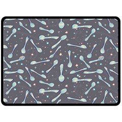 Spoonies Stardust  - 80  x 56  Two Sides Fleece Blanket (Large)