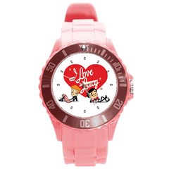 Round Plastic Sport Watch (L)