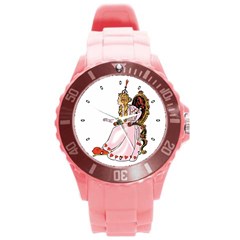 Round Plastic Sport Watch (L)