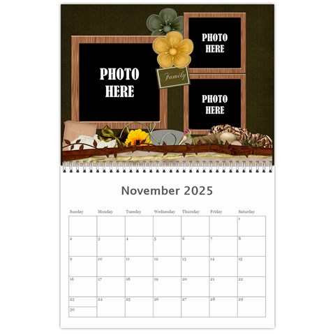 2025 Calendar Mix 1 By Lisa Minor Nov 2025