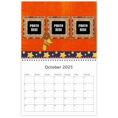 2025 Primary Cardboard Calendar 1 By Lisa Minor Oct 2025