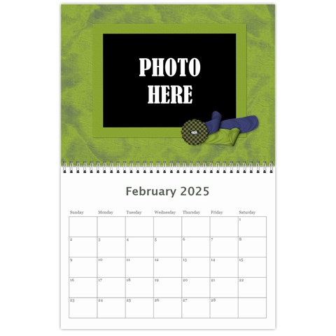 2025 Primary Cardboard Calendar 1 By Lisa Minor Feb 2025