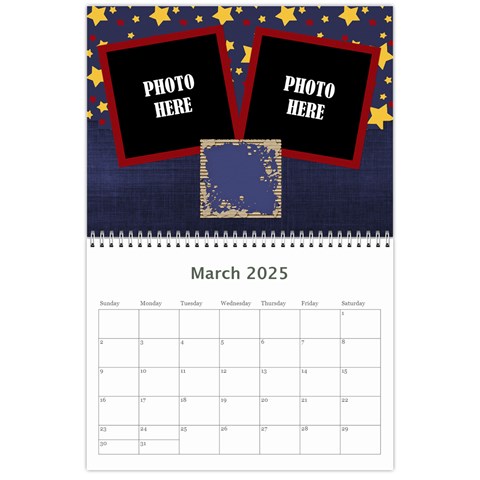 2025 Primary Cardboard Calendar 1 By Lisa Minor Mar 2025