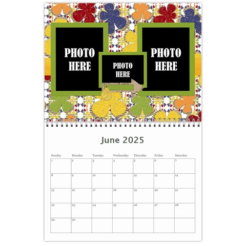 2025 Primary Cardboard Calendar 1 By Lisa Minor Jun 2025