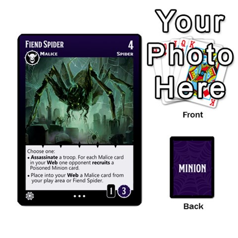 King Spiderkin Halfdeck By Ajax Front - HeartK