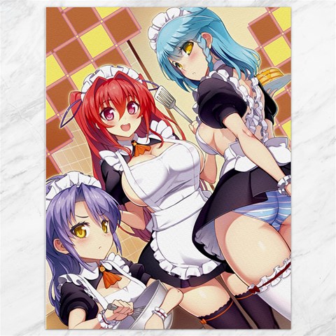 Mio And Yuki V3 By Bob Le Nolife 35.26 x46.15  Canvas - 1