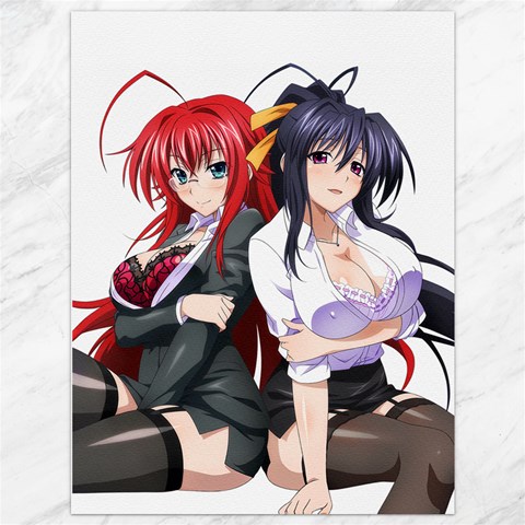 Rias And Akeno V1 By Bob Le Nolife 35.26 x46.15  Canvas - 1