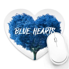 BLUE HEARYS MOUSEPAD - Heart Mousepad