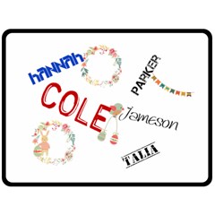 Test - 80  x 56  Fleece Blanket (Large)