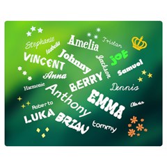 1 - 60  x 50  Two Sides Premium Plush Fleece Blanket (Teen Size)
