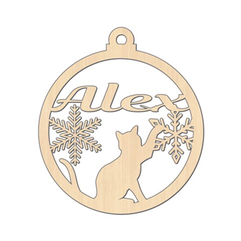Personalized Big Name Cat Stand Up By Anita Front