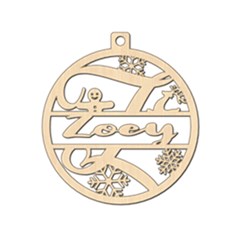 Personalized Letter Z - Wood Ornament Personalized Letter Z - Wood Ornament